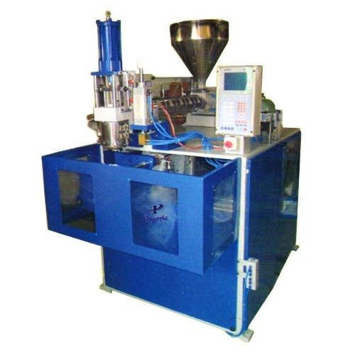 Blue Smooth Running Low Noise High Speed Response Injection Blow Moulding Machine