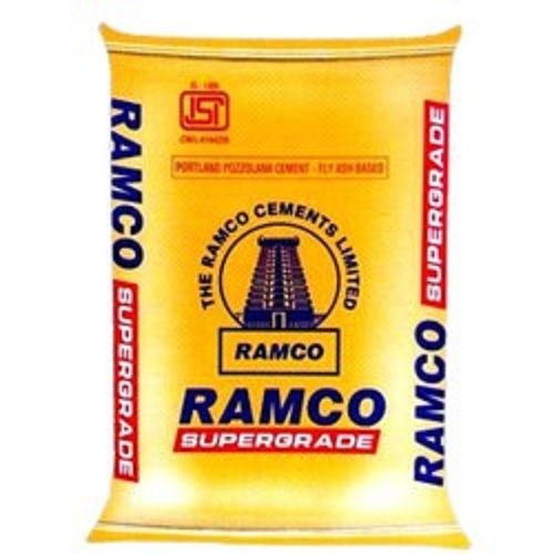 Super Grade Hardening Feature Ppc Fly Ash Ramco Cement For Construction
