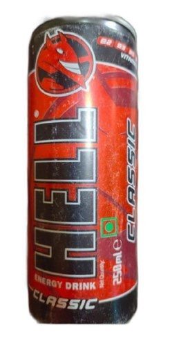 250 Ml Tin Can 0% Alcohol Sweet Taste Orange Hell Classic Energy Drink