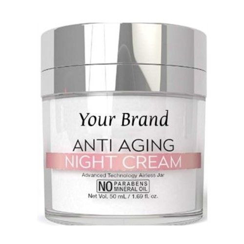 50Ml Easy To Apply Smooth Texture Anti Aging Cream Color Code: White