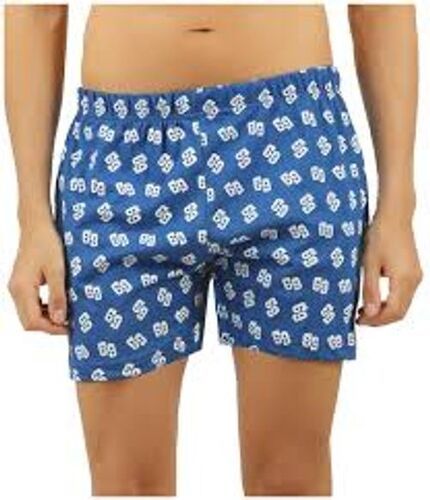 For Feel Relax Good Quality Comfortable Stylish Look Blue Printed Shorts For Men Age Group: +16