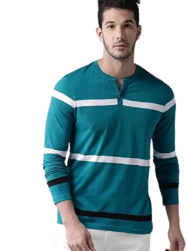 Cotton Round Neck Full Sleeve T-shirt Sizes S, M, L, Xl