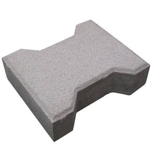 High Strength Smoother Surface Weather Resistant I Shape Gray Concrete Interlocking Bricks Dimension(L*W*H): 220*165*60 Millimeter (Mm)