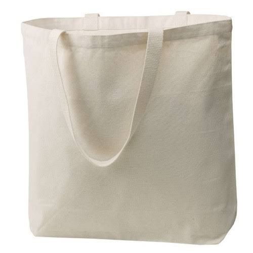 Loop Handled White Plain Non Woven Bag