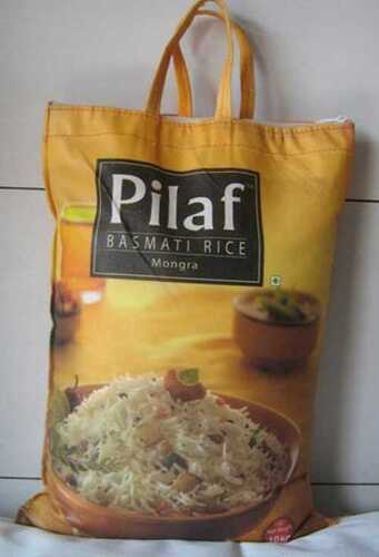 Multicolor Printed Rice Bag For Rice Packaging In Rectangular Shape