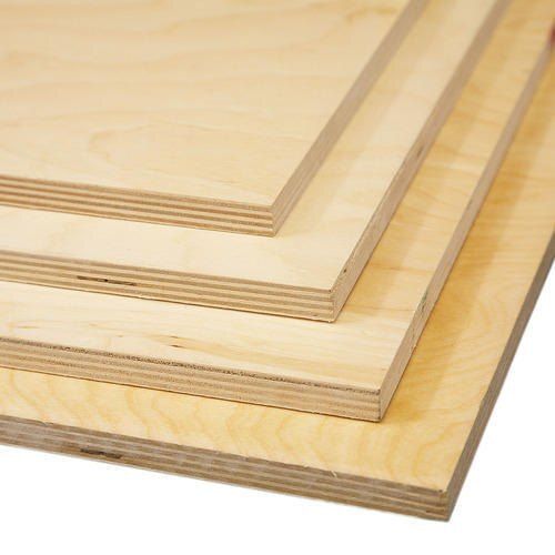 Multipurpose High-Quality Sturdy 8-12 mm Thick Yellow Birch Plywood, 8 X 4 Ft