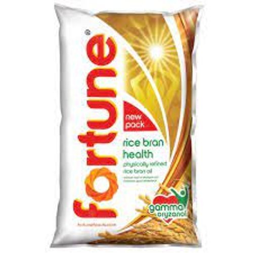 No Chemical Added Pure And Healthy To Heart Fortune Refined Rice Bran Oil 1 L