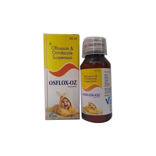 Osflox OZ Ofloxacin And Ornidazole Pediatric Antibiotic Oral Suspension, 60 ML