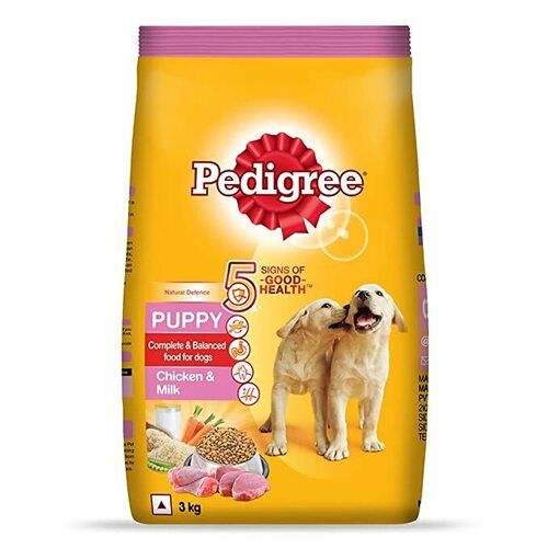 Pedigree Puppy Dry Dog Food To Provide A Shinier Coat To Dogs And Other Signs Of Good Health