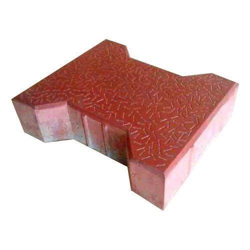 Red Resistant Durability Natural Clay Rectangle Cement Interlocking Bricks