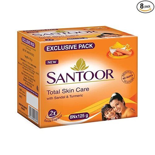 Santoor Sandalwood And Turmeric Bath Soap