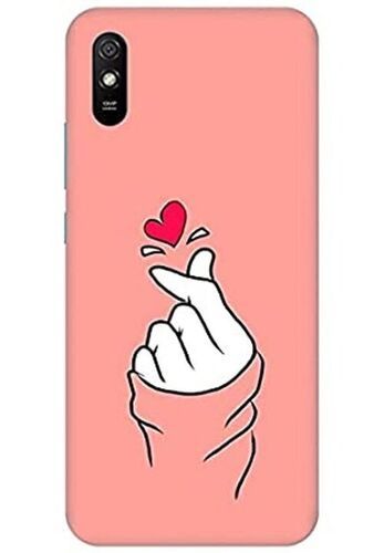 Redmi 9a के लिए स्क्रैच रेज़िस्टेंट प्रिंटेड प्लास्टिक मोबाइल फ़ोन बैक कवर 