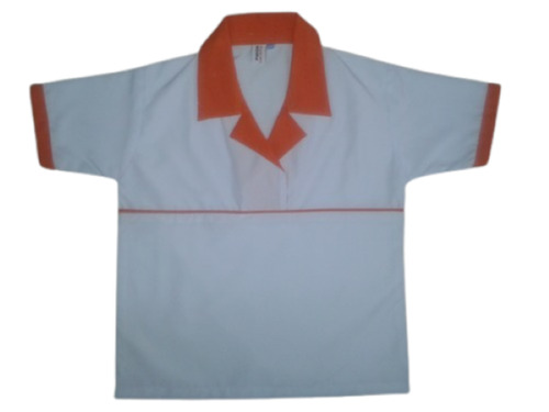 Short Sleeve Polo Neck Button Placket Breathable Light Weight Cotton T-Shirt For Boys