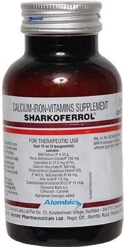 Calcium-Iron-Vitamins Supplement Sharkoferrol Syrup