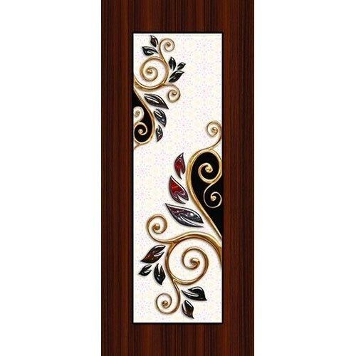 Brown Decorative Cabinet Doors Printed Finished Fir Solid Wood Door