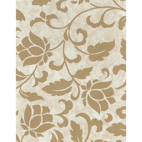 Brown Furniture Decoration Crafted Floral Printed Plastic Laminated Sheet