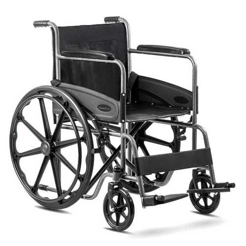 Manual Stainless Steel Wheelchair For Hospital And Personal Use