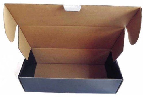 Paper Square Shape Glossy Lamination Finish Durable Corrugated Food Packaging Box