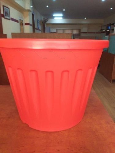 Standard Decorative Flower Pot, Color: Red