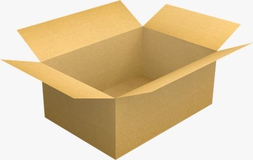 12 X 10 X 6 Inches Rectangular Matte Finished Plain Vegetable Corrugated Box