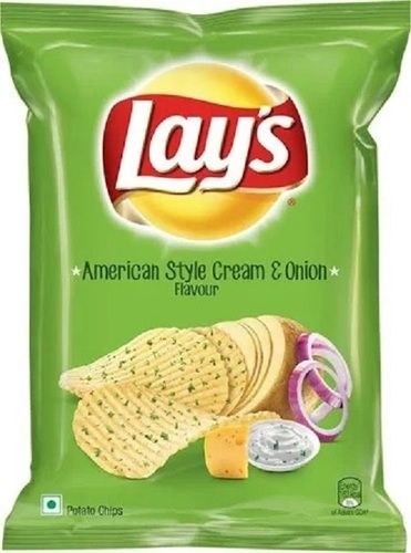 Crunchy 52 Grams Salty And Crispy Cream Onion Fried Potato Chips