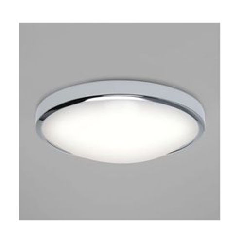 Long Service Life 12W Ceiling Mounted Polished Chrome Round LED Light 