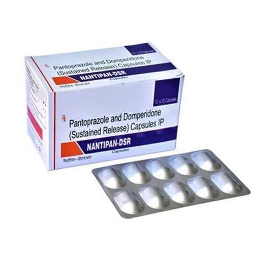 Pantaprazole Domperidone Capsule Ip, 10X10 Capsules Pack  Cool And Dry Palce.