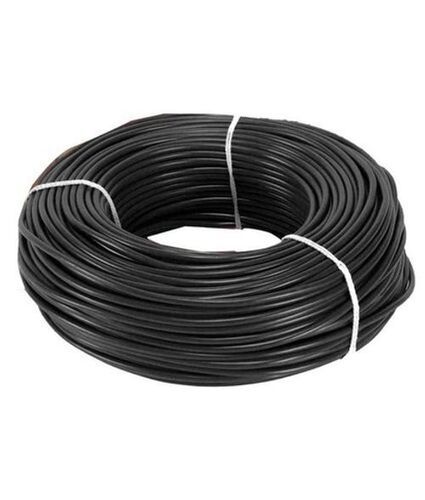 Silicon-Coated Black Pvc Insulated Electrical Housing Cable Wire, 90 Meters Conductor Material: Copper