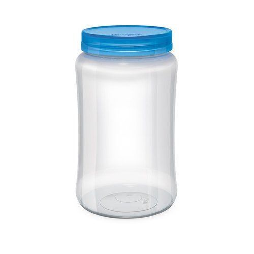 Transparent Round Shaped Plastic Jar, Capacity 1 Litre Hardness: Rigid