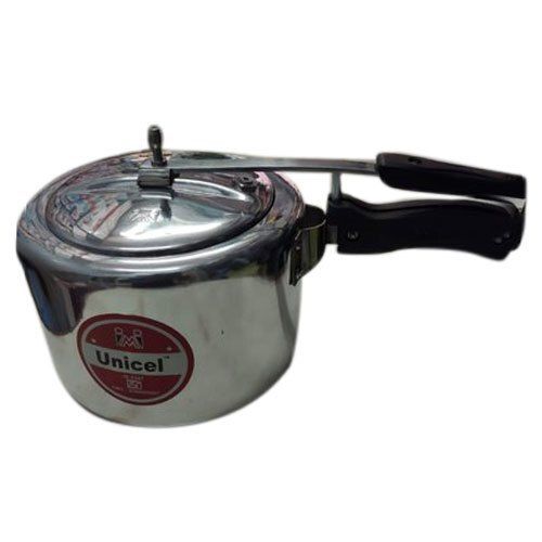 Unicel Silver Aluminium Heavy Pressure Cooker, For Home, Capacity: 5 Ltrs