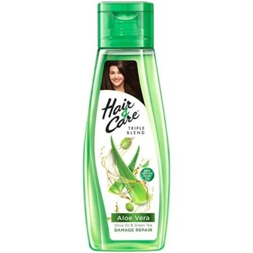 Green 100 Ml Triple Blend Aloe Vera Straighten And Growth Hair Care Hair Oil