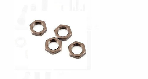 Brown 2 Inches Size 5 Gram Weight Rust Proof Polished Brass Hexagonal Nuts