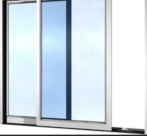 Silver 4X5 Feet Size Aluminium Partition Sliding Window For Home 