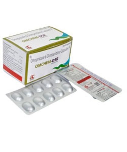 Omchem-DSR Omeprazole And Domperidone Capsules, 10x10 Alu Alu Pack