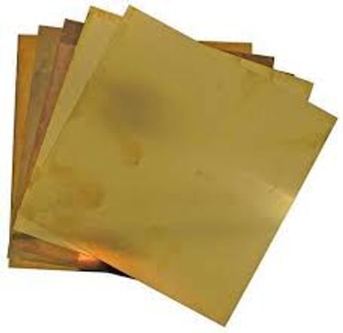 Original Plain Rectangular Shape Brass Sheet