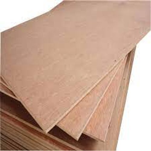 Plain Rectangular Shape Plywood Sheet For Indoor Uses