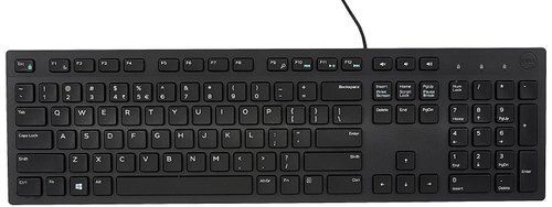 Black Quick Actions And Command Desk-Centric Dell Computer Multimedia Keyboard