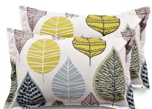 घर और होटल के उपयोग के लिए कॉटन रेक्टैंगुलर शेप प्रिंटेड पिलो कवर