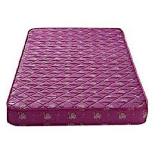 Purple Skin Friendly Soft And Comfortable Fluffy Rectangular Foam Bed Mattress