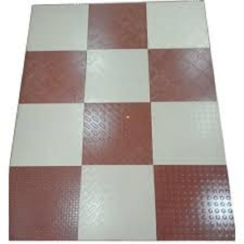 Slip Resistant Versatile Gloss Finish Brown And White Ceramic Parking