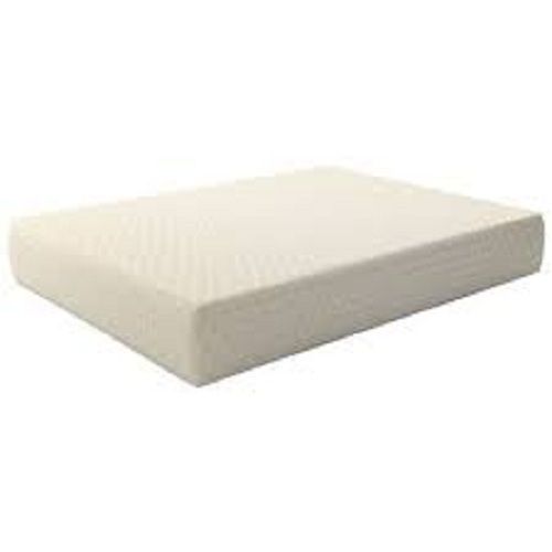 White Soft And Comfortable Fluffy Skin Friendly Rectangular Memory Foam Mattress