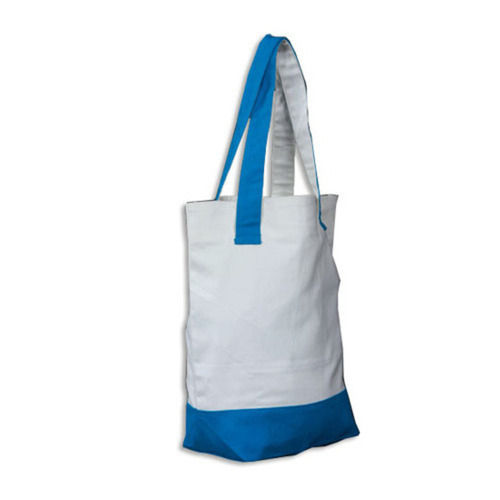 White Tear Proof Loop Handle Canvas Bag