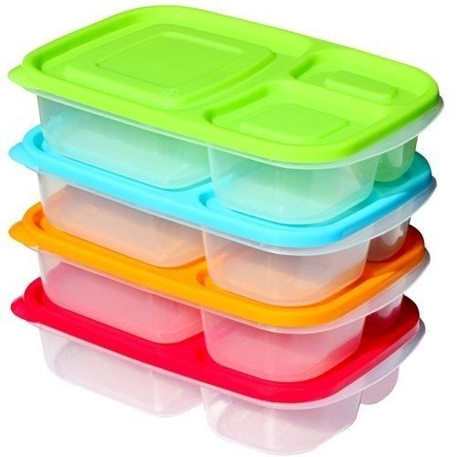 Translucent Reusable Rectangular Flexible Pp Plastic Lunch Box For All