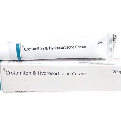 Crotamiton And Hydrocortisone Cream For Scabies, 20 GM