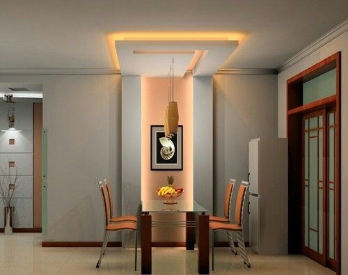 Gypsum Board Dining Room Ceiling