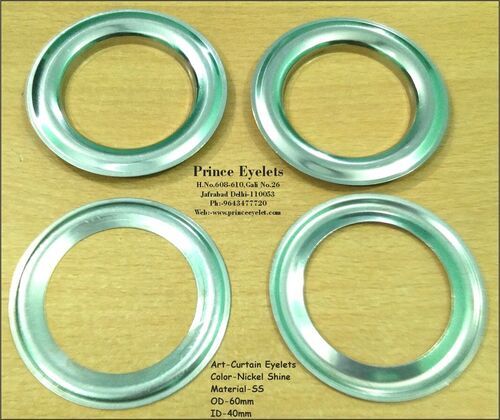 Metal Body And Round Shape Curtain Eyelets With Anti Rust Properties