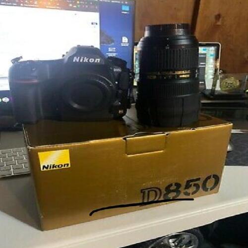 Nice Nikon D850 Fx-Format Digital Slr Camera - Color: Black