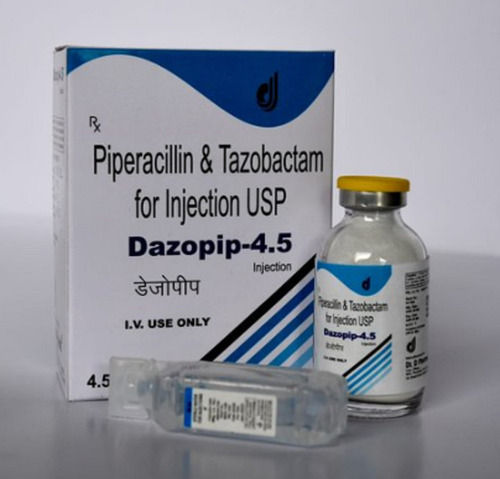 Piperacillin And Tazobactam Injection 4.5 g Vial Pack