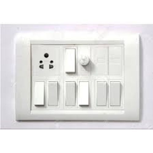 Polycarbonate Multi Outlet Modular 6 Amp Electrical Switch Board