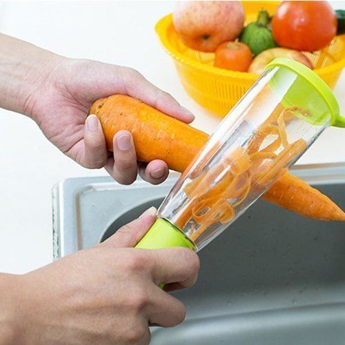 Smart Multifunctional Vegetable And Fruit Peeler With Containers For Kitchen Use 593 